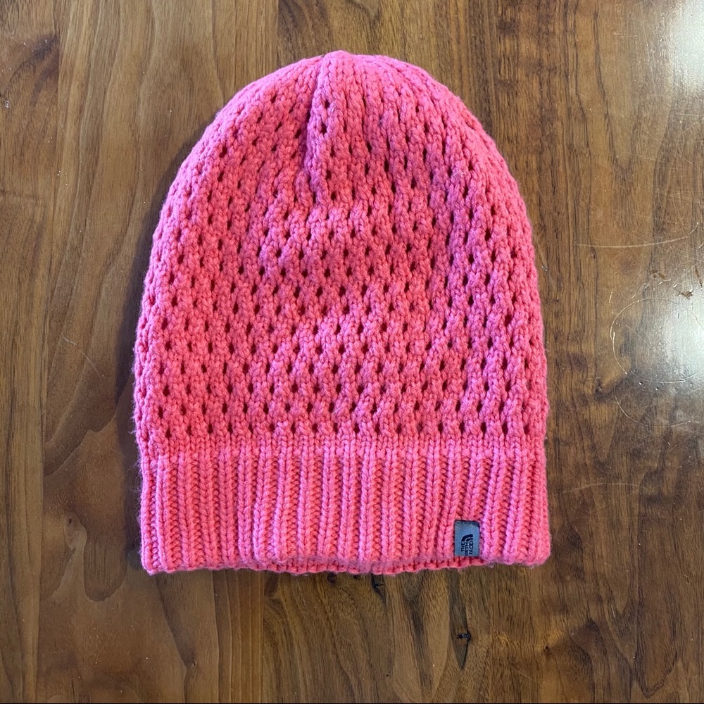 The North Face Pink Knit Beanie